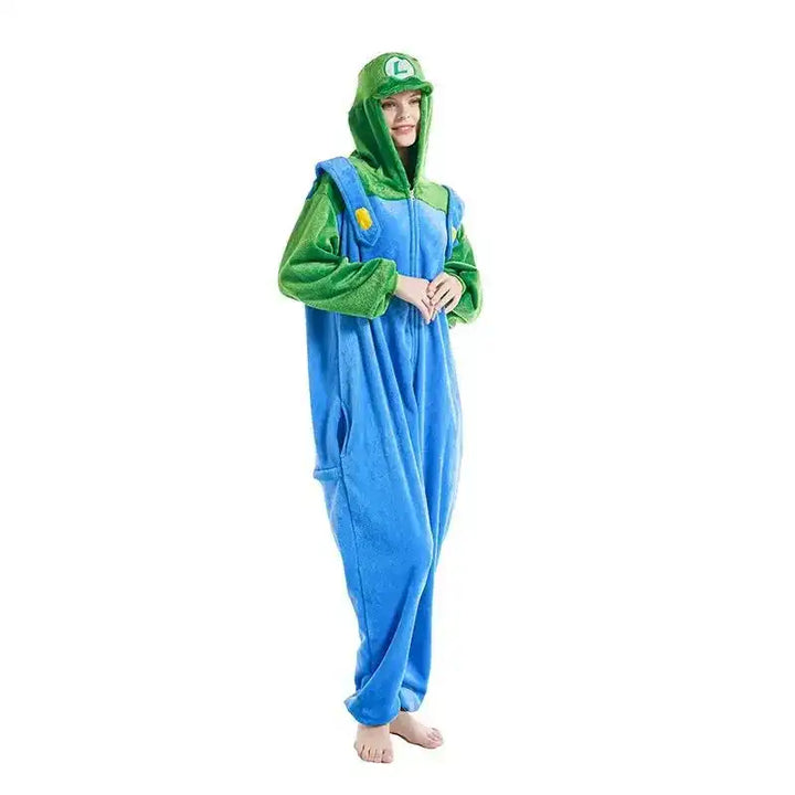 kigurumi luigi adulte mains croisées