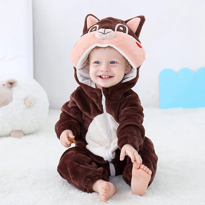 kigurumi ecureuil bebe souriant 