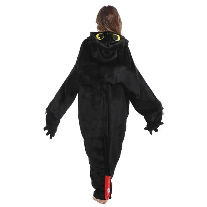 kigurumi krokmou dos mains levees