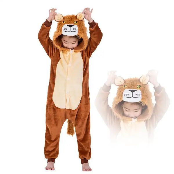 kigurumi lion enfant avant