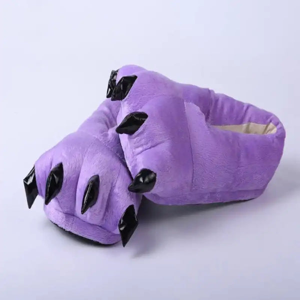 chaussons kigurumi violet